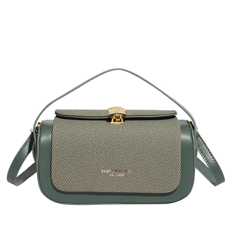 Bolso coreano de nicho 2025 nuevo bolso de mujer de verano bolso de hombro de letras de viento bolso de moda color contraste mochila