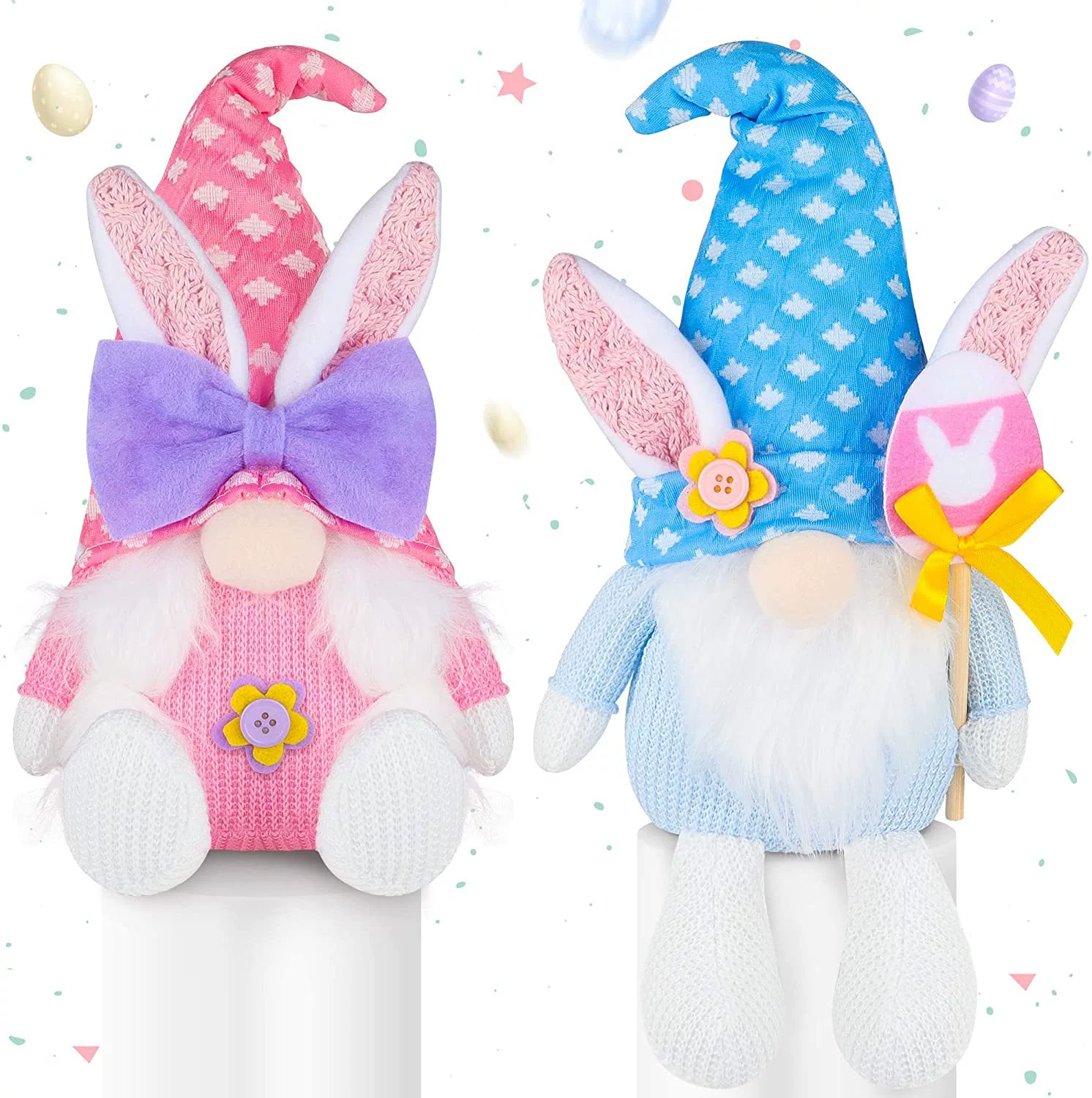 Украшения, заяц, креативная карнавальная кукла с бантиком, для импорта, новая коллекция