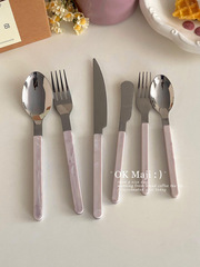 高級ステンレスカトラリーセット 洋食インスカトラリー 絶品スプーン ステーキ専用カトラリー3点セット