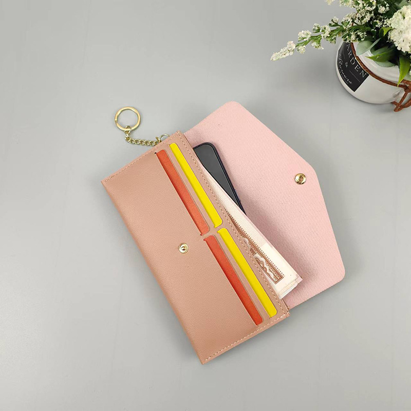 9001女士长款双胞胎钱包