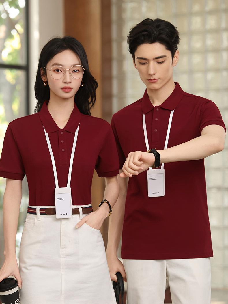 DJI algodón polo camisa logotipo de verano grupo corporativo con solapa camiseta de manga corta herramienta bordada impresión