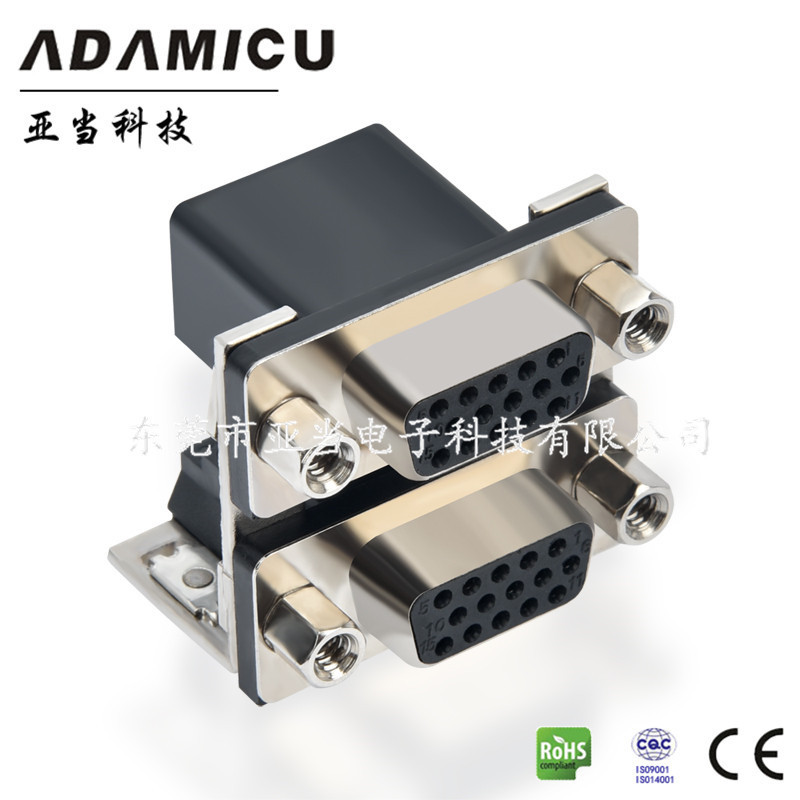 D-SUB˫��̥��԰���������Ӧ����˫��̥ HDR15ĸ��HDR15ĸ���