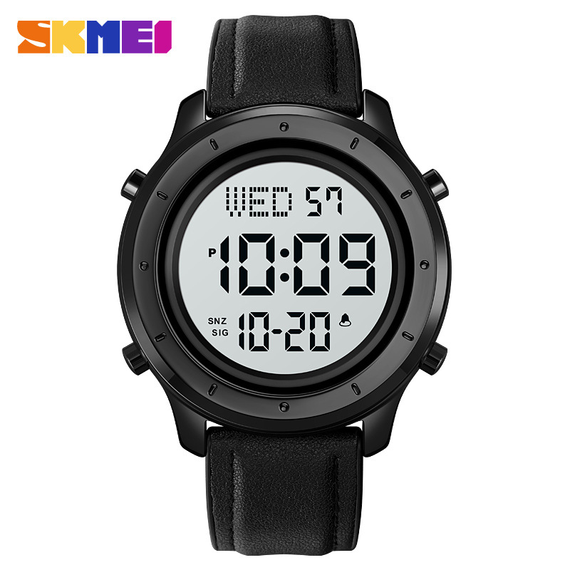 SKMEI reloj electrónico deportivo Delgado multifuncional impermeable reloj de estudiante masculino reloj casual de moda al aire libre