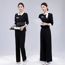 美容院秋冬款工作服美容师女高端品牌韩式高级感专业店职业套装