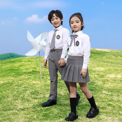 Children's chorus performance clothing British style school uniform poetry recitation performance clothing primary and secondary school students kindergarten uniforms