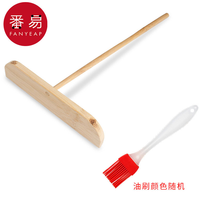 실리콘 오일 브러쉬 + 팬케이크 갈퀴