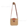 Beach shoulder bag, straw small bag