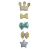 Children's hairgrip for early age, cute curlers for princess, set