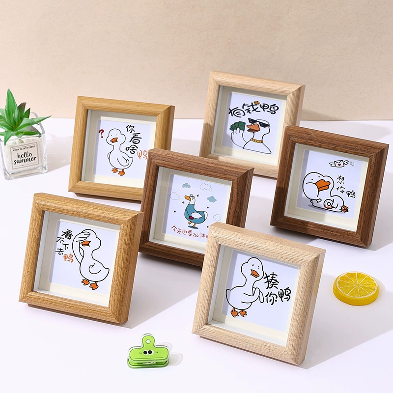 4 дюйма A4 полые трехмерные фоторамки масляной живописи