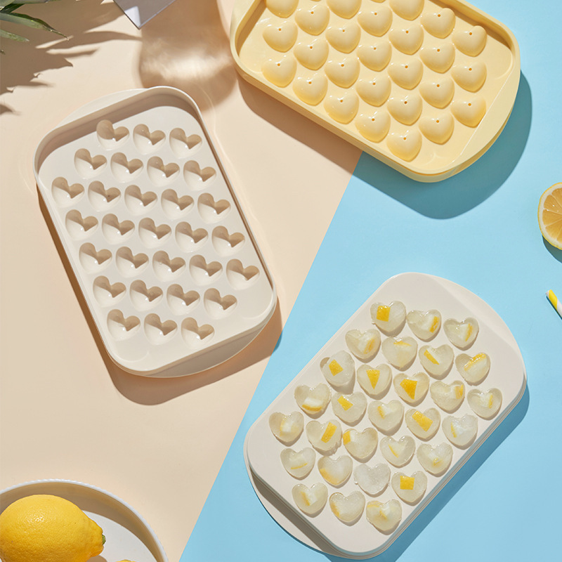 Love Ice Grid Ice Hockey Ice Blocks Mold Household Whiskey Ice Maker Grade Food Creativity Red Hockey Machine