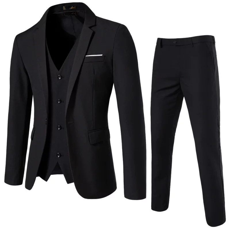Set, classic suit jacket, (Cross-border trading), 3 piece set