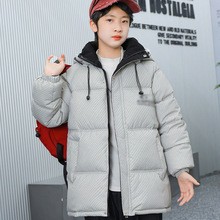 2025年新款中童派克服保暖青少年棉衣外套男童童棉袄厂家批发