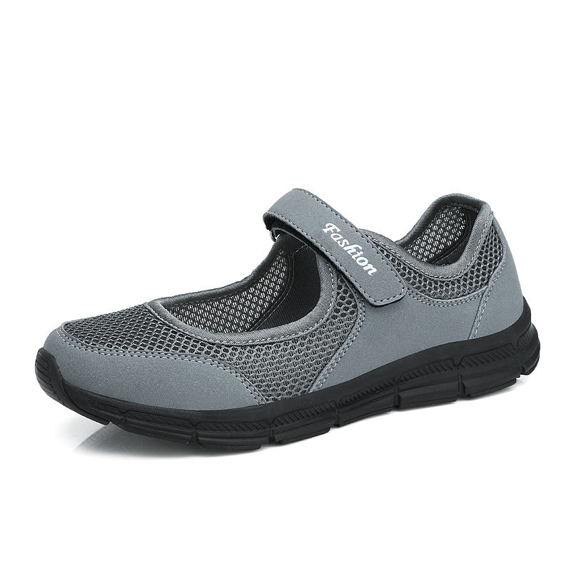 766 zapatos de mujer transfronterizos, zapatos de madre, zapatos planos de suela blanda transpirables para ancianos, zapatos individuales para mujer, zapatos para caminar, zapatos cómodos para el comercio exterior