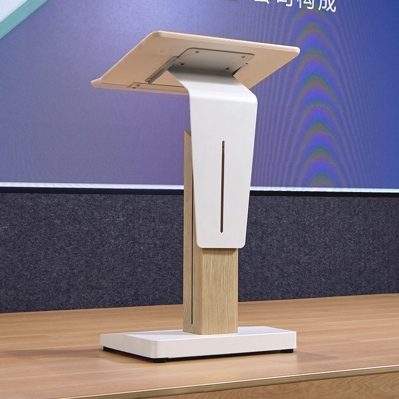 Electric height-adjustable podium teacher conference room training leadership chairman host business speech report podium
