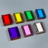 7-color transparent flip book cover + 7 brown back covers + 7 1x2 white glossy boards