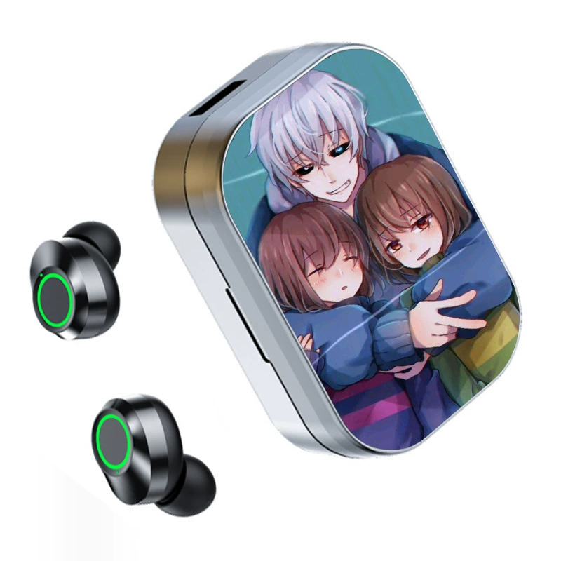 Под легендой, беспроводная гарнитура Bluetooth Undertale Floweysans/Ранние затычки для ушей вокруг собаки аниме