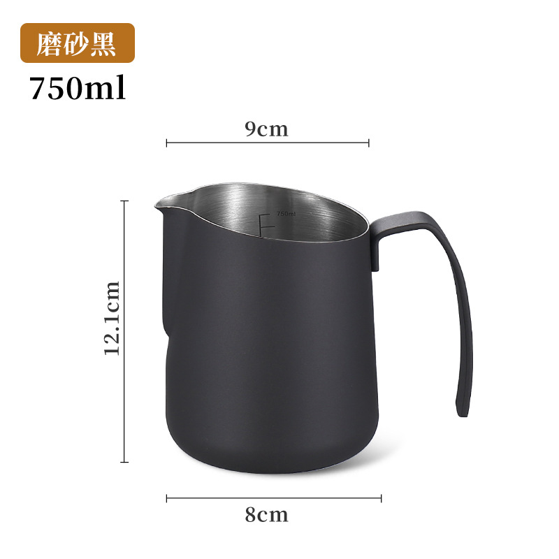 304-750ml 비스듬한 매트 블랙