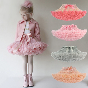 Skirt Milan Classic European and American Kidsren's Skirt Kidsren's Tutu Skirt Girls Autumn and Winter Tutu Skirt Princess Skirt Mesh Skirt