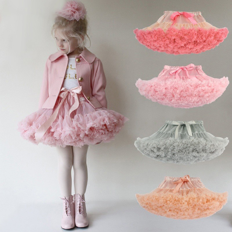 Skirt Milan Classic European and American Kidsren's Skirt Kidsren's Tutu Skirt Girls Autumn and Winter Tutu Skirt Princess Skirt Mesh Skirt