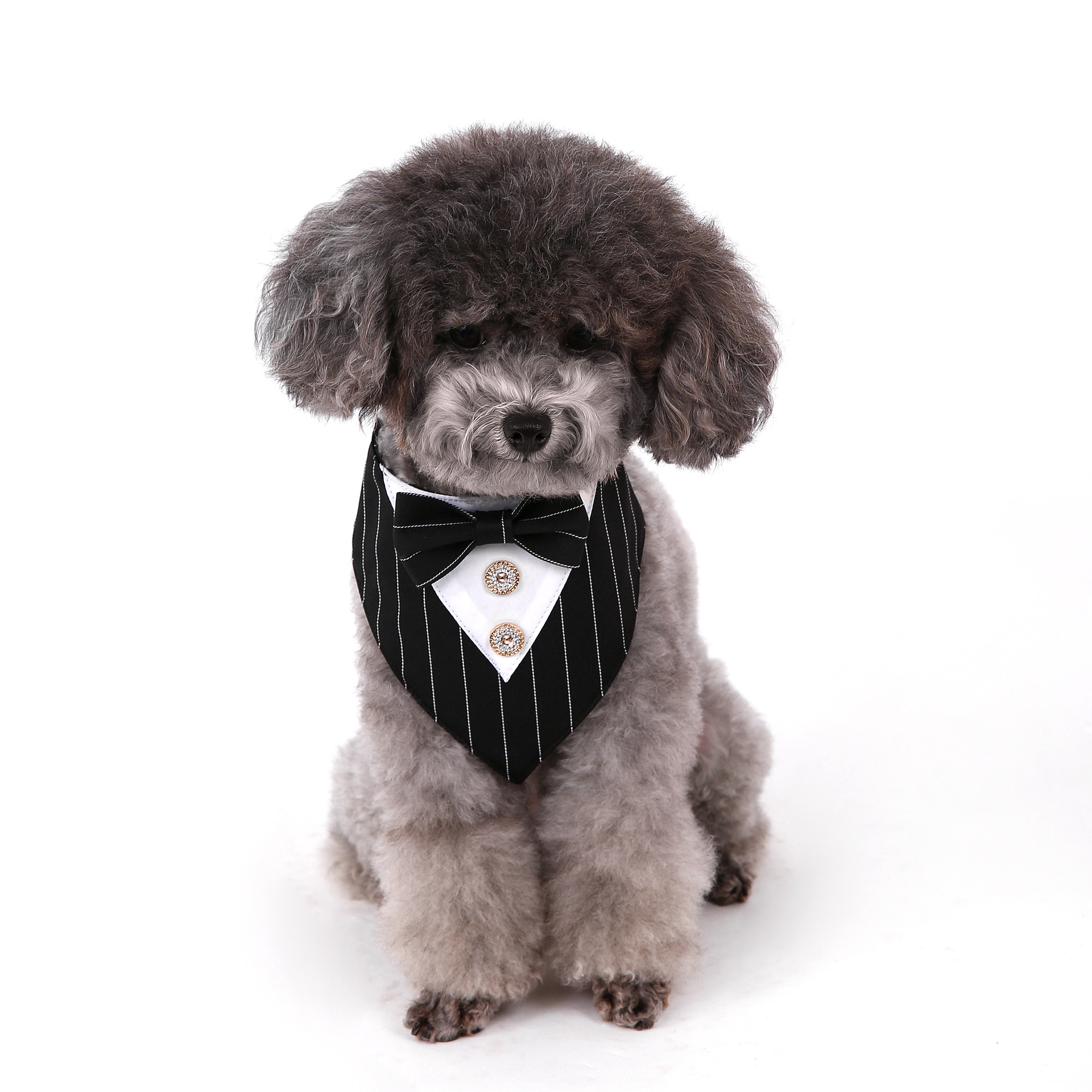 Navidad Año Nuevo Spot transfronterizo boda británica trajes toallas para mascotas bufandas perros velcro toallas para mascotas triángulos