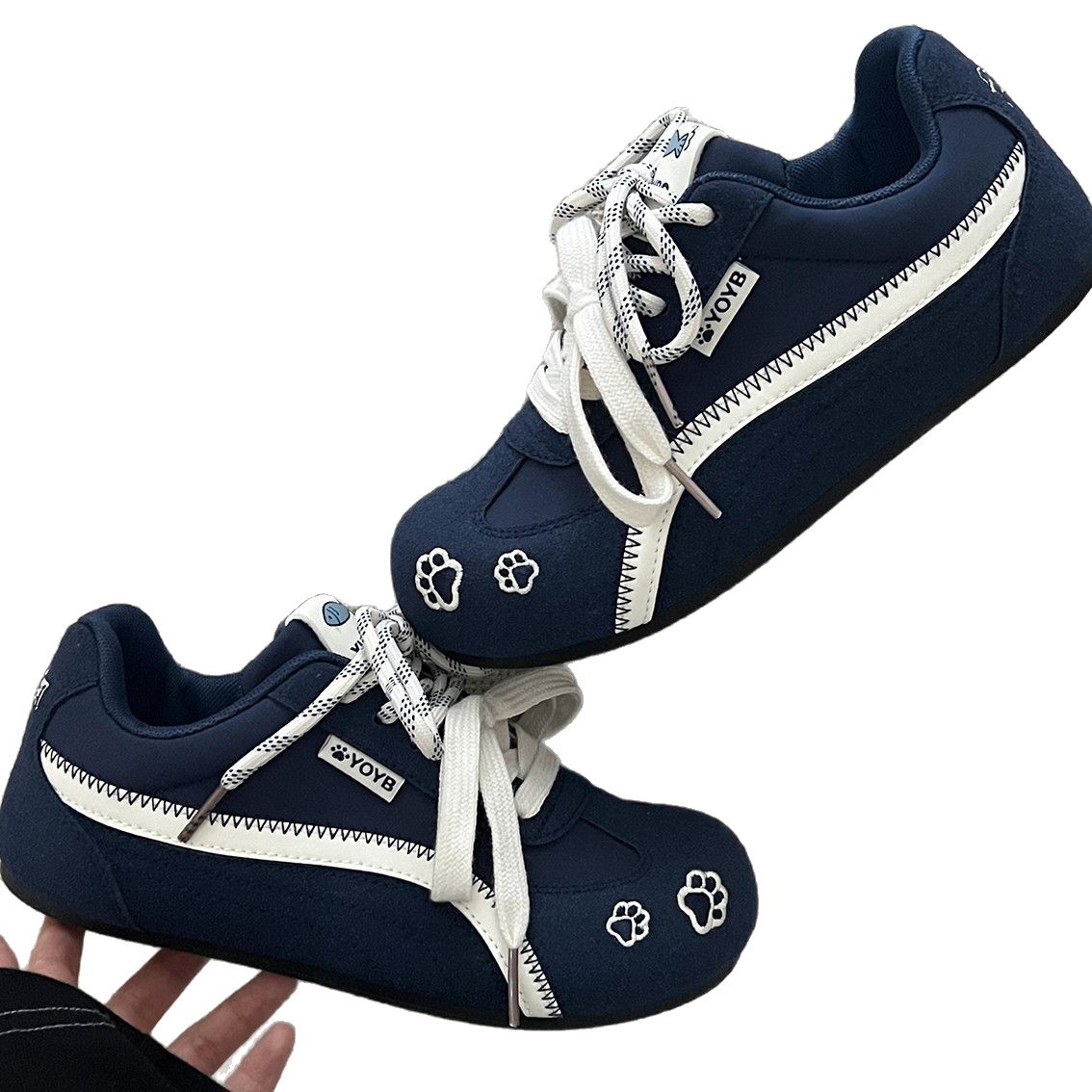 Zapatos de entrenamiento para mujeres 2025 otoño nuevo patina de soplado de dopamina universal nicho universal chic zapatos deportivos para mujeres