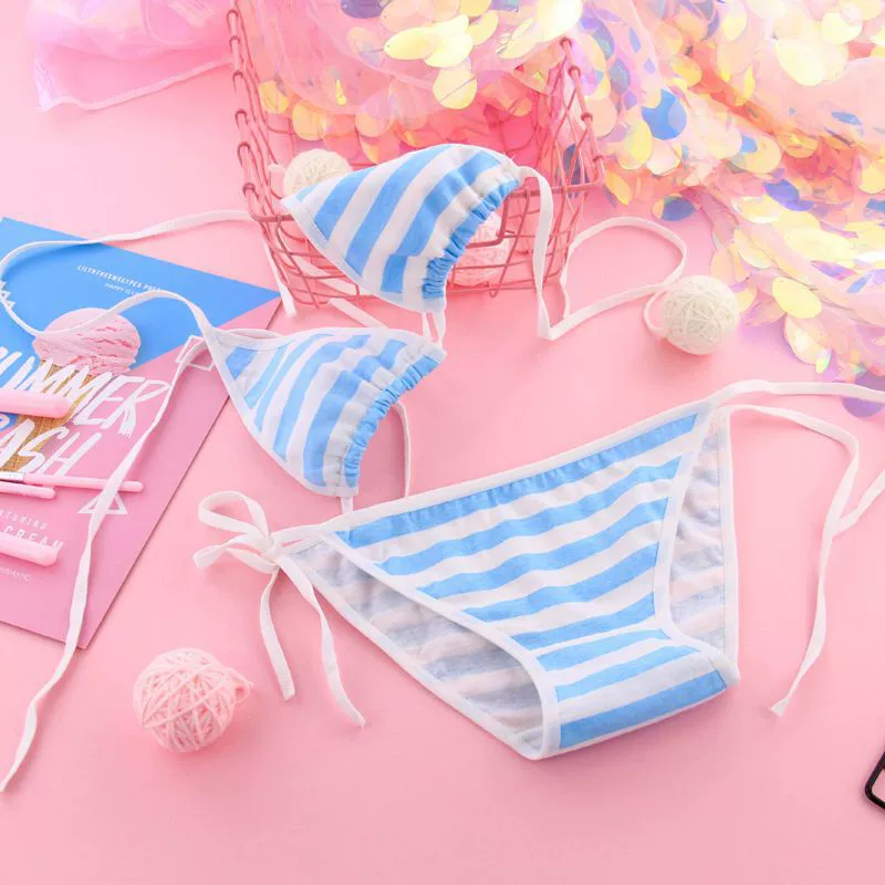 Belt, Japanese underwear, pants, bra, set