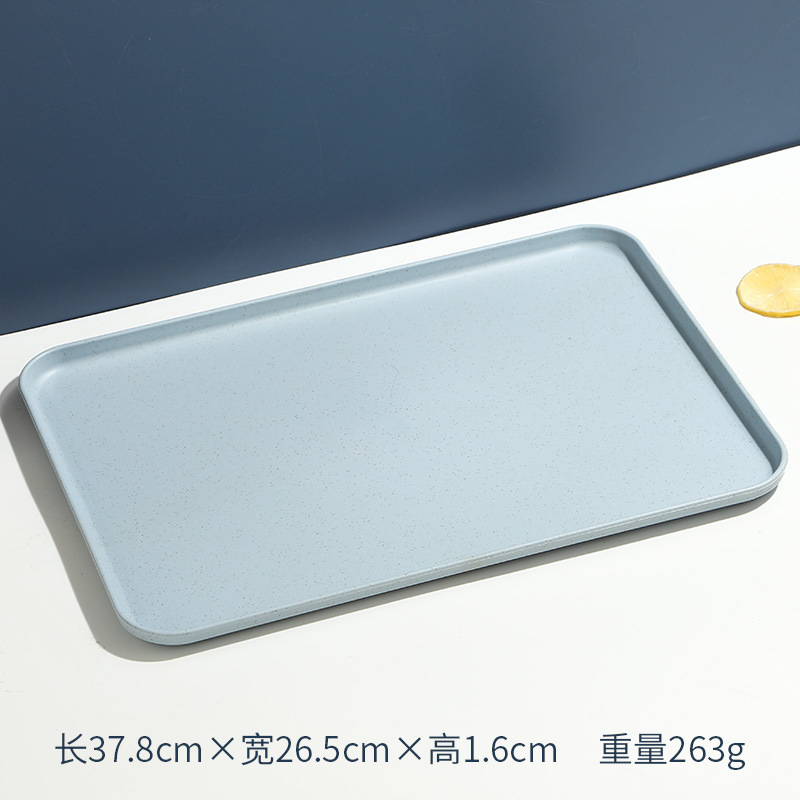長方形のトレイ、水カップ、ティーカップ、フルーツプレート、大容量、食堂、ホテル、北欧風、インスタで話題の同型|undefined