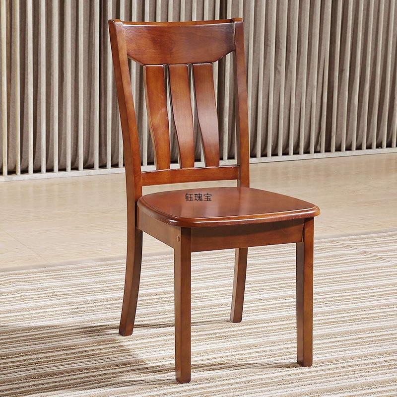 Solid Wood Chair Backrest Chair Dining Chair Living Room Home Simple Table Chair Stool Leisure Hotel Dining Chair Restaurant Dining Table Chair