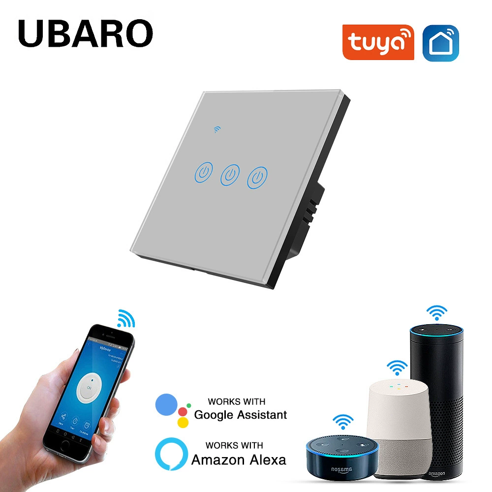 Кросс-бордер ZigBee умный выключатель по европейскому стандарту темное установка закаленное стекло голосовое приложение переключатель панель нулевая пожар версия