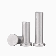 不锈钢304平头铆钉GB109敲击式平头实心铆钉M2M3M4M5M6M8M10M12mm