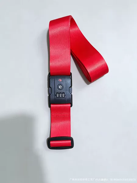 TSA combination lock luggage strap, thickened nylon suitcase fixing strap, anti-theft luggage strap, available in multiple colors