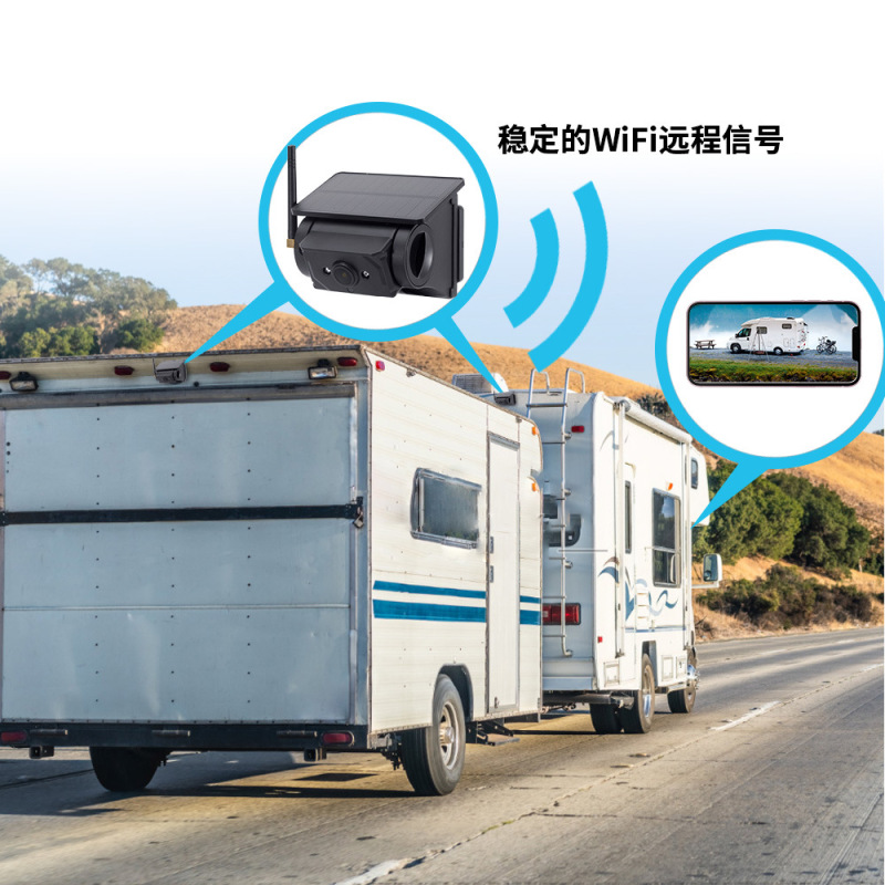 RV ワイヤレス WIFI 磁気ソーラー HD カメラ乗用車とトラックのドライブレコーダー反転画像卸売|undefined