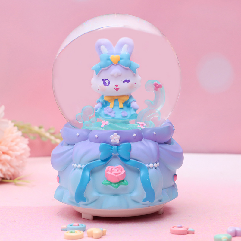 8521LULU Rabbit Secret Garden B Style Blue