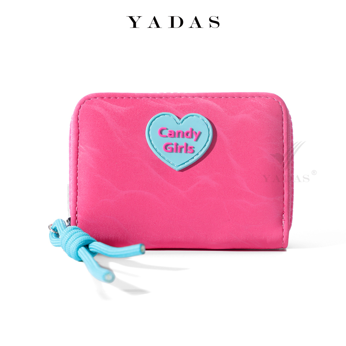 YADAS nueva cremallera mini chica de caramelo moda linda multi-tarjeta para mujer órgano PU cuero tarjeta al por mayor