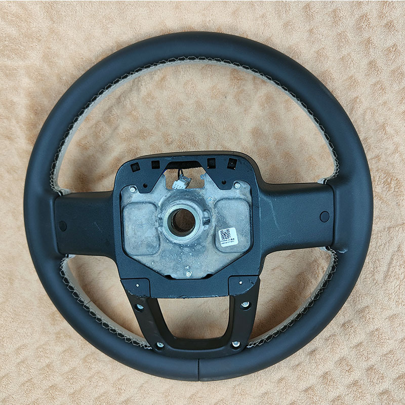 Compatible with Chery iCAR V23 steering wheel assembly 404AA1, featuring a two-tone genuine leather design and multi-functional buttons. Quality guaranteed
