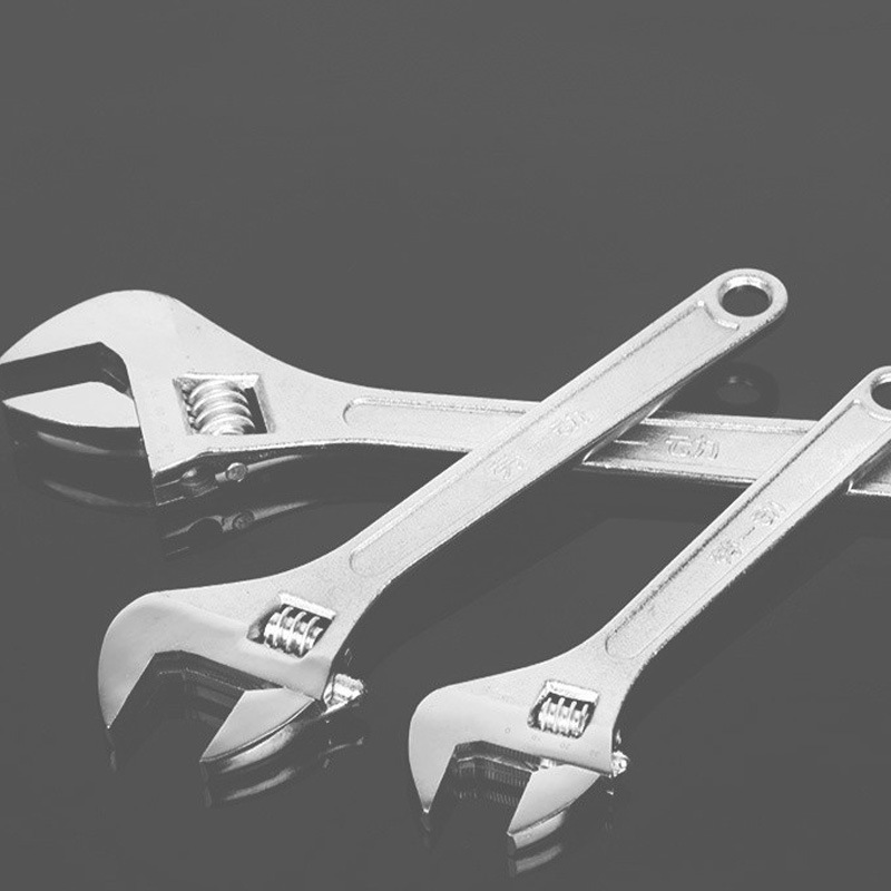 En stock, la mercancía se entregará el mismo día del pedido. Marca DE TRABAJO forja galvanoplastia llave ajustable pulido cromado