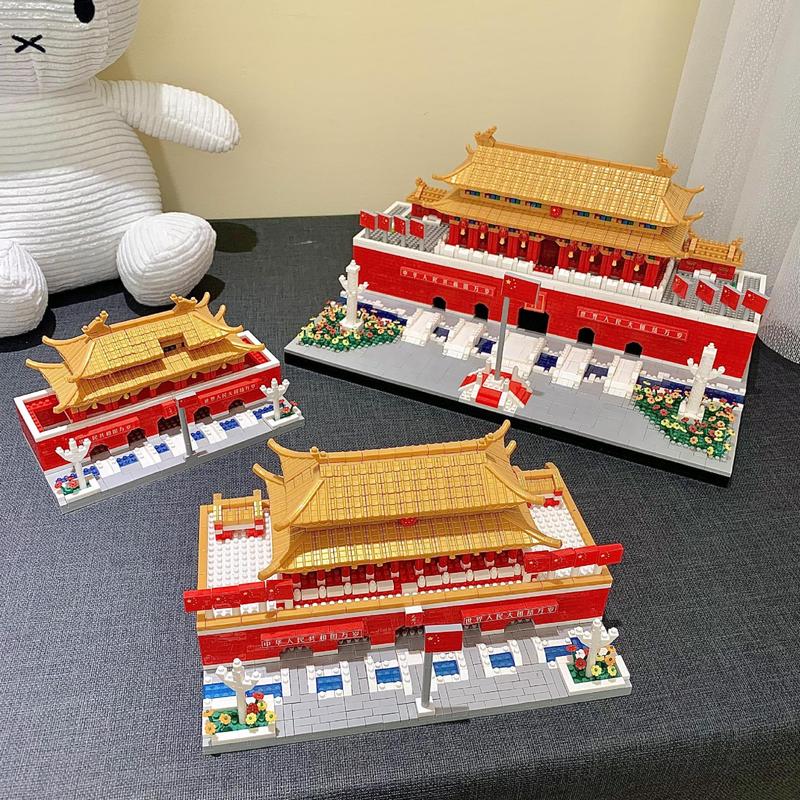 天安门模型手工diy男生日礼物党员伴手礼文创北京旅游纪念品|undefined
