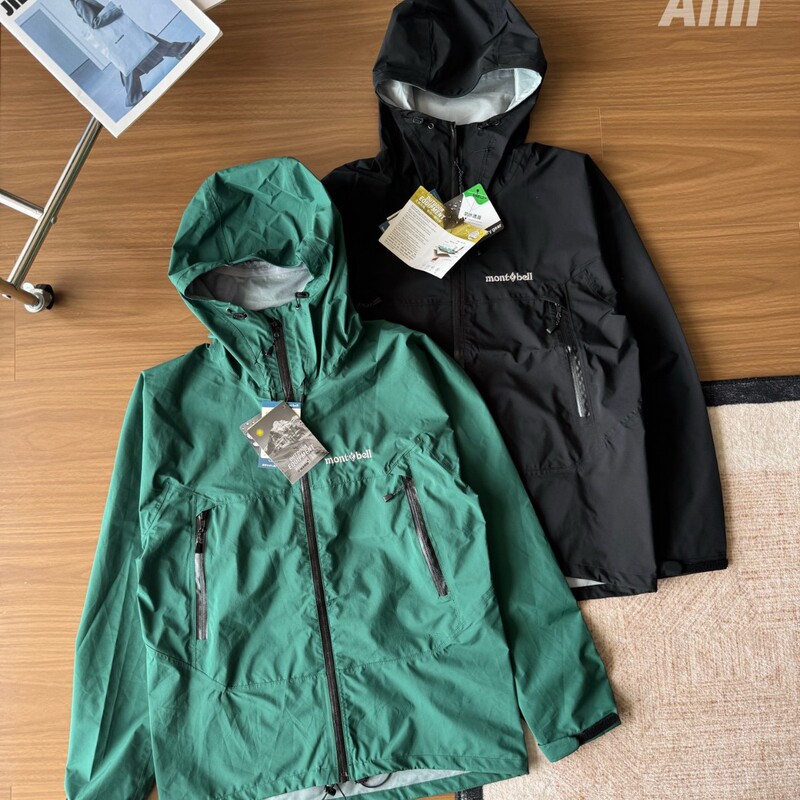 Cross-border Mont*Bel Rain Dancer Outdoor Functional Waterproof and Tear-Resistant Hard Shell Jacket for Couples