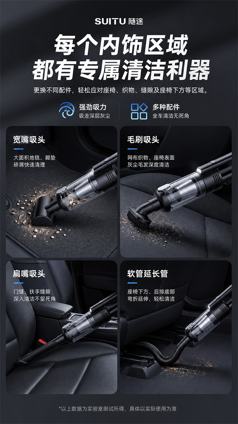 Car household wireless dual-use vacuum cleaner charging wireless handheld high-power vacuum cleaner wet and dry dual-use vacuum cleaner