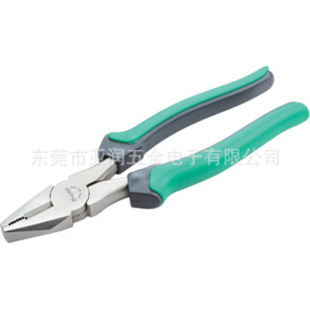 Taiwan Baogong 6inch Two-Color Titanium Electrician's Pliers, Vise, Wire Pliers Imported 1Pk-052Ds