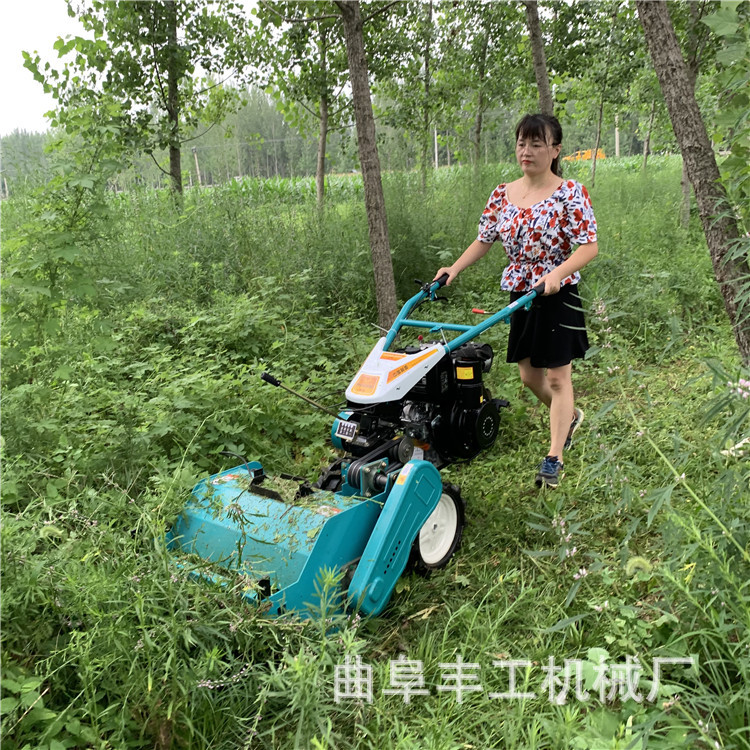 农用开荒种植碎草机柴油动力碎草还田机自走式小型家用打草机