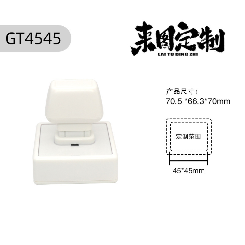 六連印鑑セット、手帳用ミニ白印鑑、気分を高揚させるクリームロゴ入り、正方形と丸型の日常用印鑑|undefined