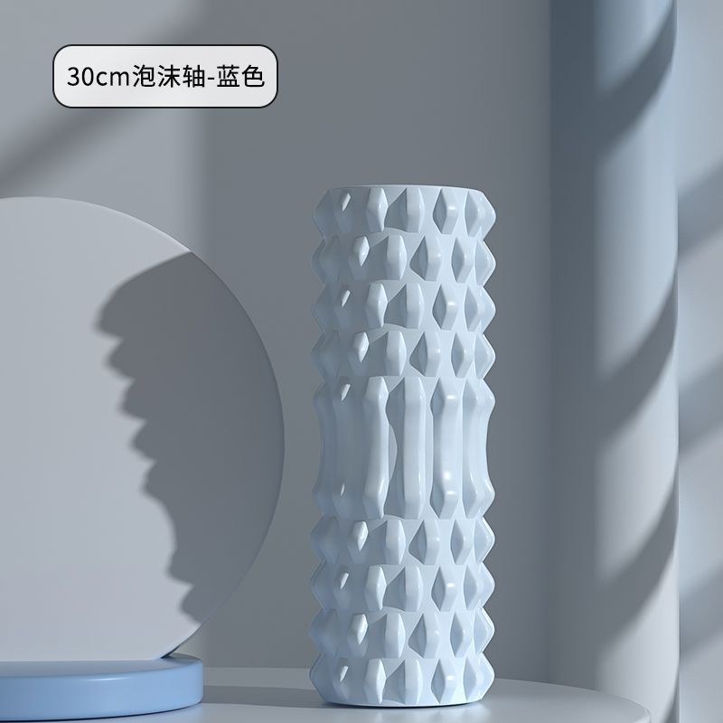 实心泡沫轴狼牙棒肌肉放松专业滚轴瑜伽普拉提按摩滚背瘦腿初学者|undefined