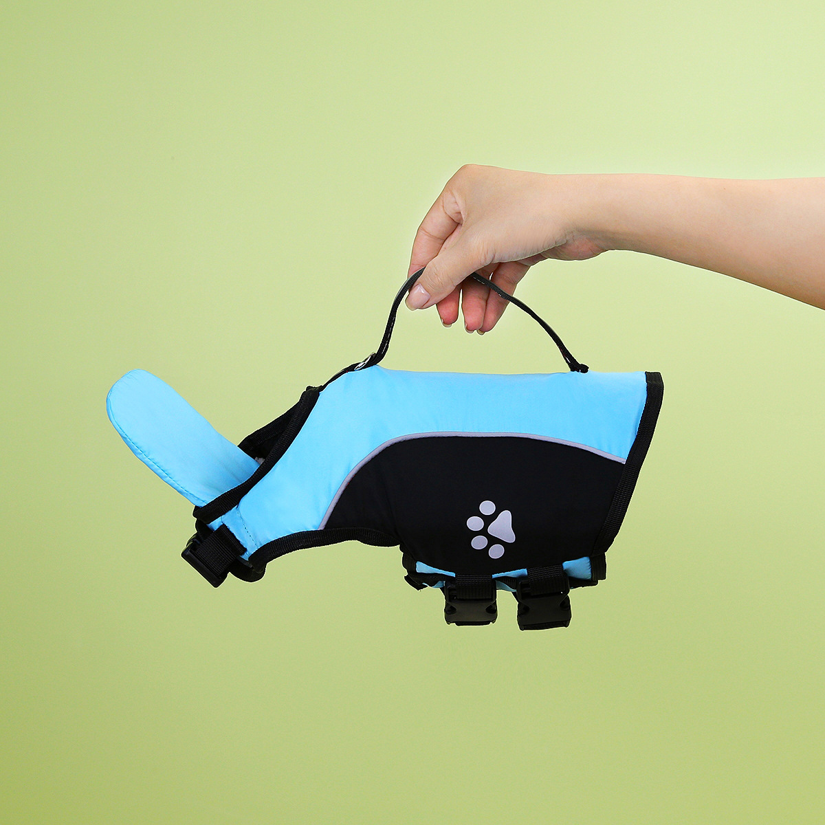 Dog Life Jacket With Leash For Swimming Training And Safety_voghion.com