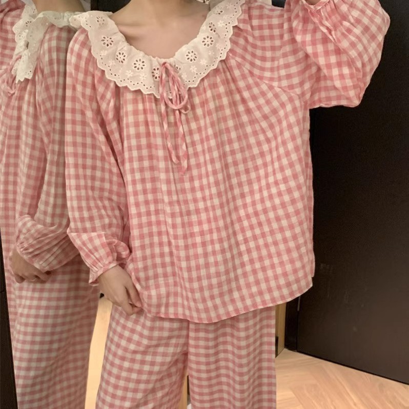 东南亚外贸2025新款睡衣女秋季长袖云朵棉家居服可外穿wholesale|undefined