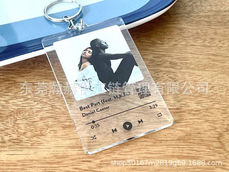 Extranet Independent Station etsy Explosions Personalized Custom Songs Music Spotify Keychain Acrylic