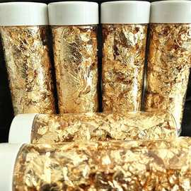 厂家2g金箔碎美甲饰品碎金箔银箔玫瑰金箔纸滴胶DIY手工画装饰碎