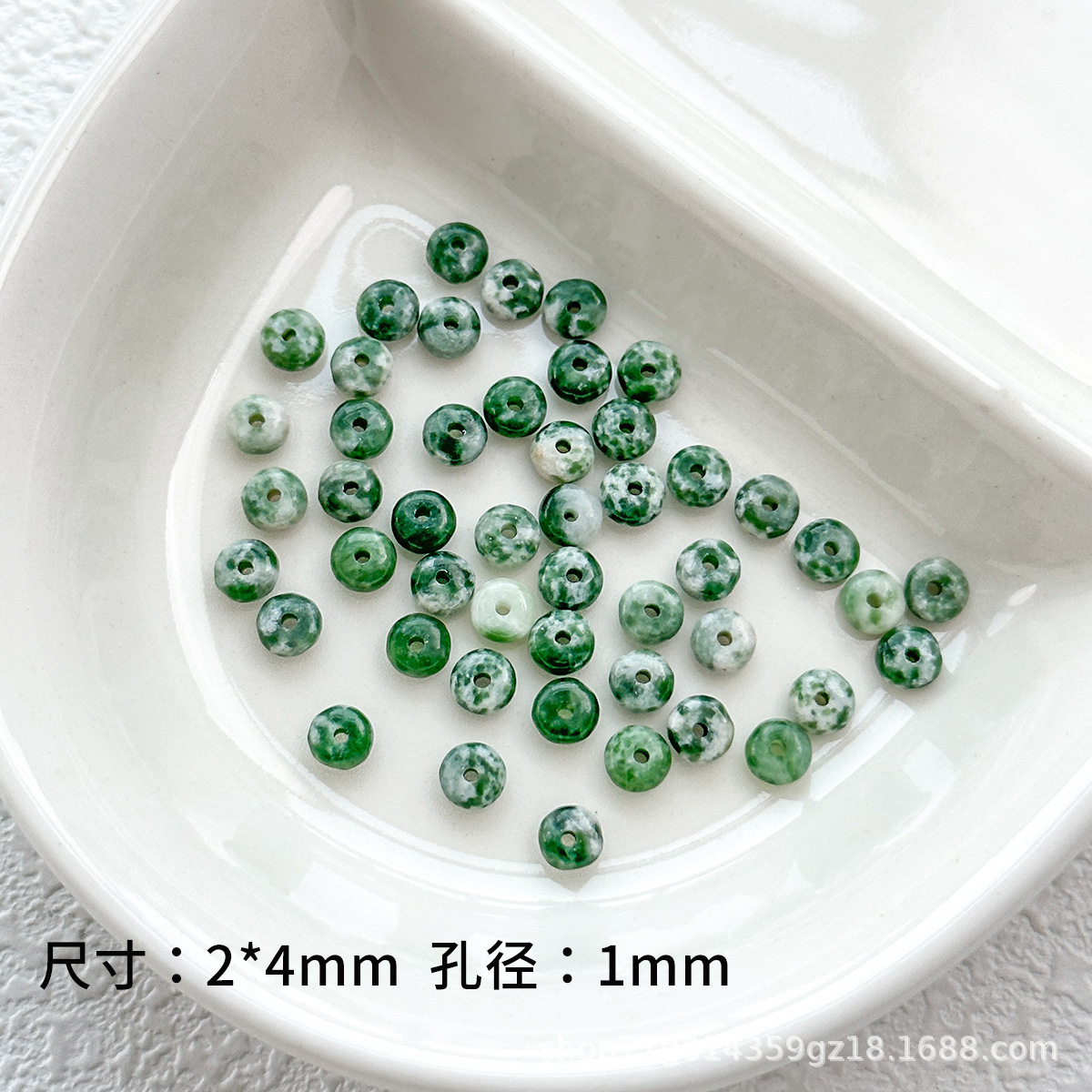 Nuevo ábaco natural chino diafragma plano perlas separadoras de perlas dispersas diy accesorios de joyería de perlas accesorios de material