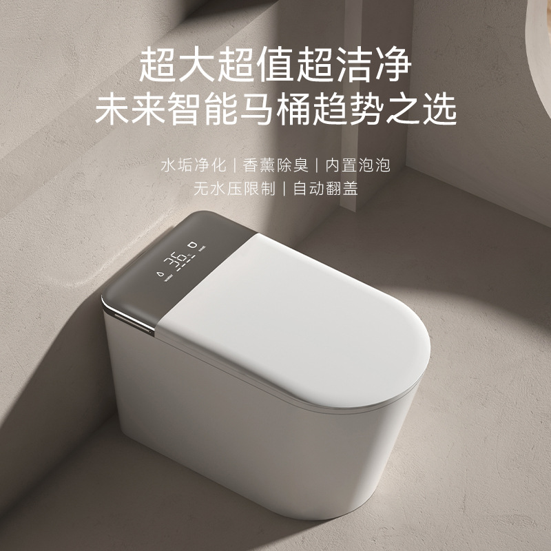 Inodoro inteligente totalmente automático para lavar el trasero del proyecto del hotel asiento de inodoro gris blanco puede optar por soportar transfronterizos