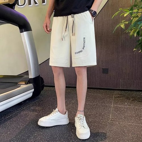 Men's Summer Korean Style Trendy Loose Thin Five-Finger Straight Leg Casual Pants American Style Big Underwear